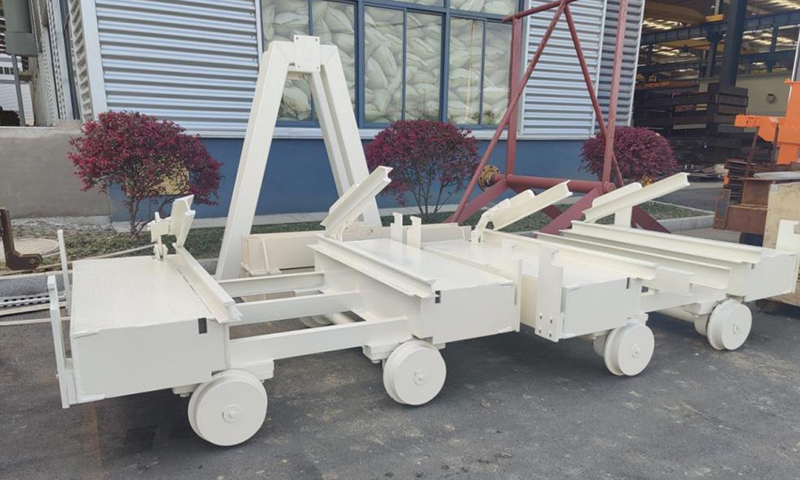 Bridge cart bago ang Autoclave