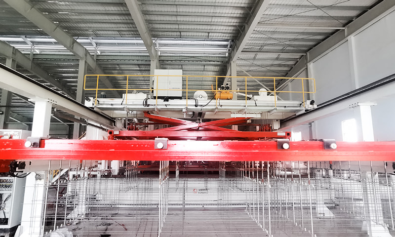 Steel drill rod beam